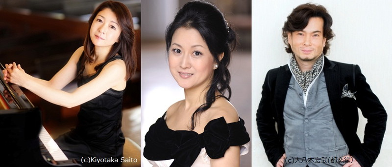 仲道郁代、幸田浩子、錦織健