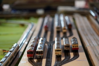 ジオラマ　ミニチュア　ＳＬ　トレイン　鉄道写真
